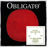 Obligato Custom Violin String Set with Ball-End Hill E - 4/4 size - Medium Gauge