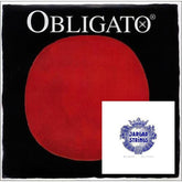 Obligato Custom Violin String Set with Loop-End Jargar E - 4/4 size - Medium Gauge