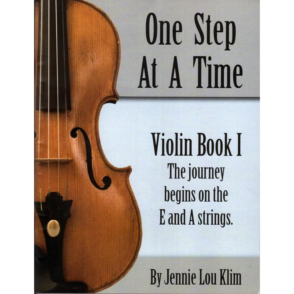 One Step at a Time - Book 1 - Violin - Jennie Lou Klim - Beachside Publications
