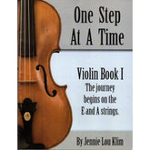 One Step at a Time - Book 1 - Violin - Jennie Lou Klim - Beachside Publications