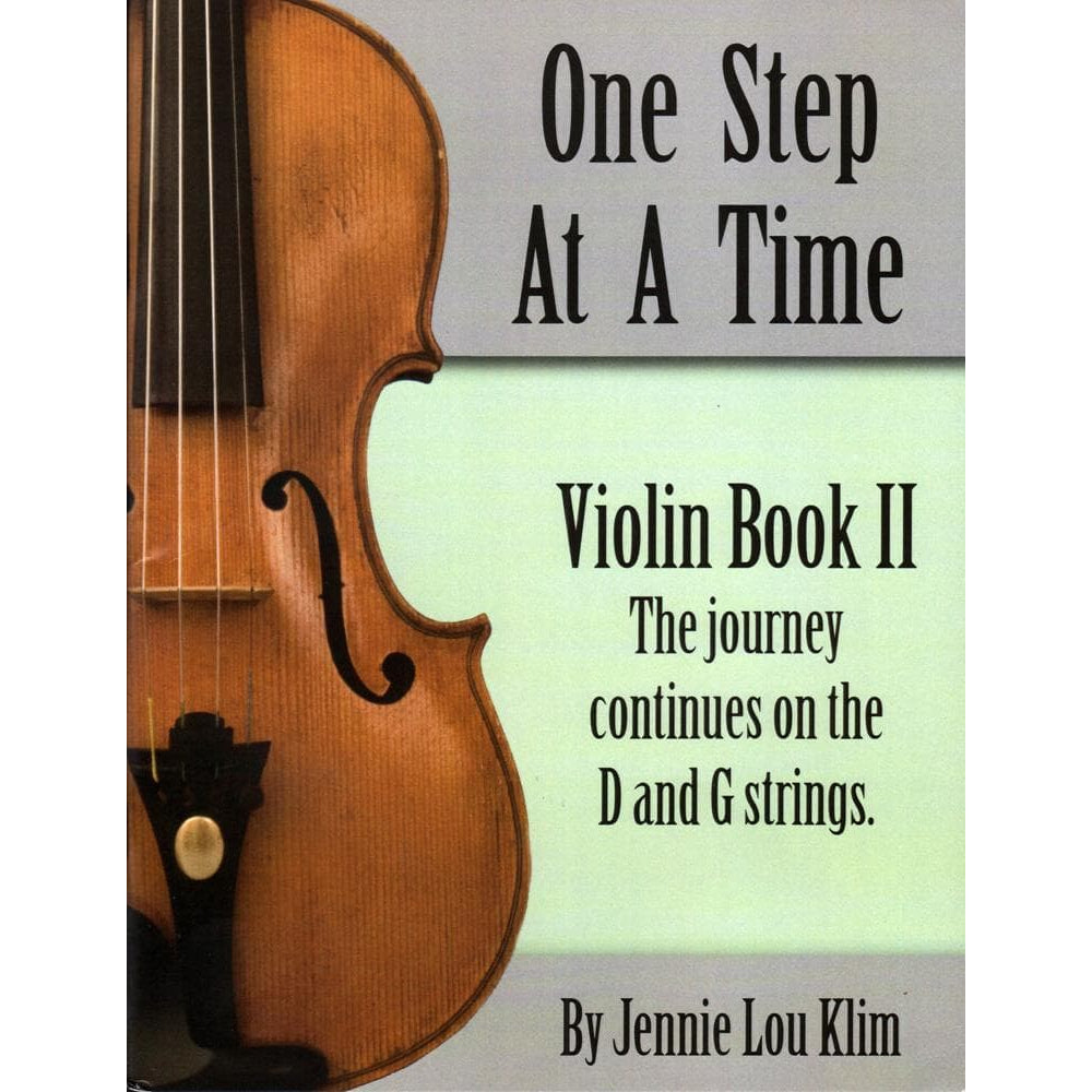 One Step At A Time - Book 2 - Violin - Jennie Lou Klim - Beachside Publications