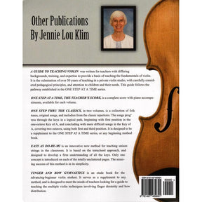 One Step at a Time - Book 3 - Violin - Jennie Lou Klim - Beachside Publications