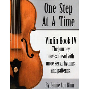 One Step At A Time - Jennie Lou Klim   Violin Bk 4