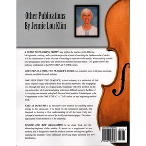 One Step At A Time - Jennie Lou Klim   Violin Bk 4