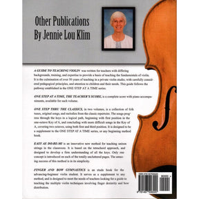 One Step At A Time - Jennie Lou Klim   Violin Bk 5