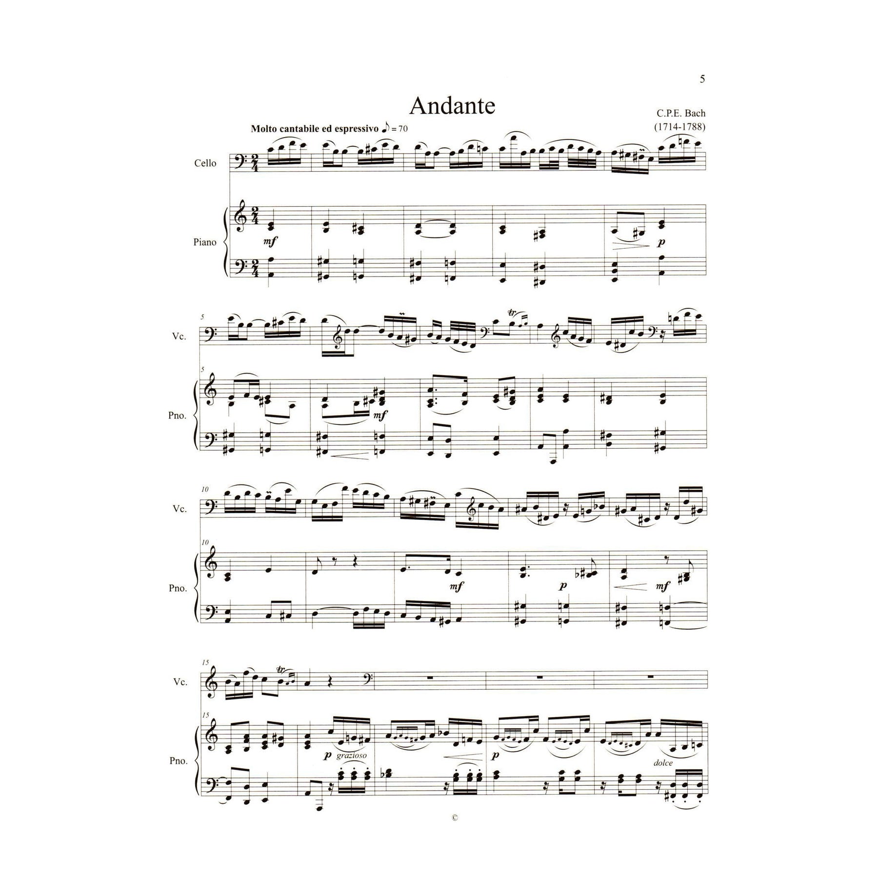 Solos for Young Cellists: Volume 7 - for Cello and Piano - by Carey Cheney
