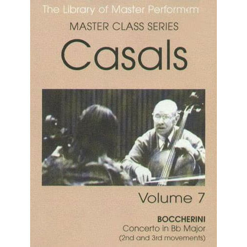 Pablo Casals Master Class Series Volume 7 DVD