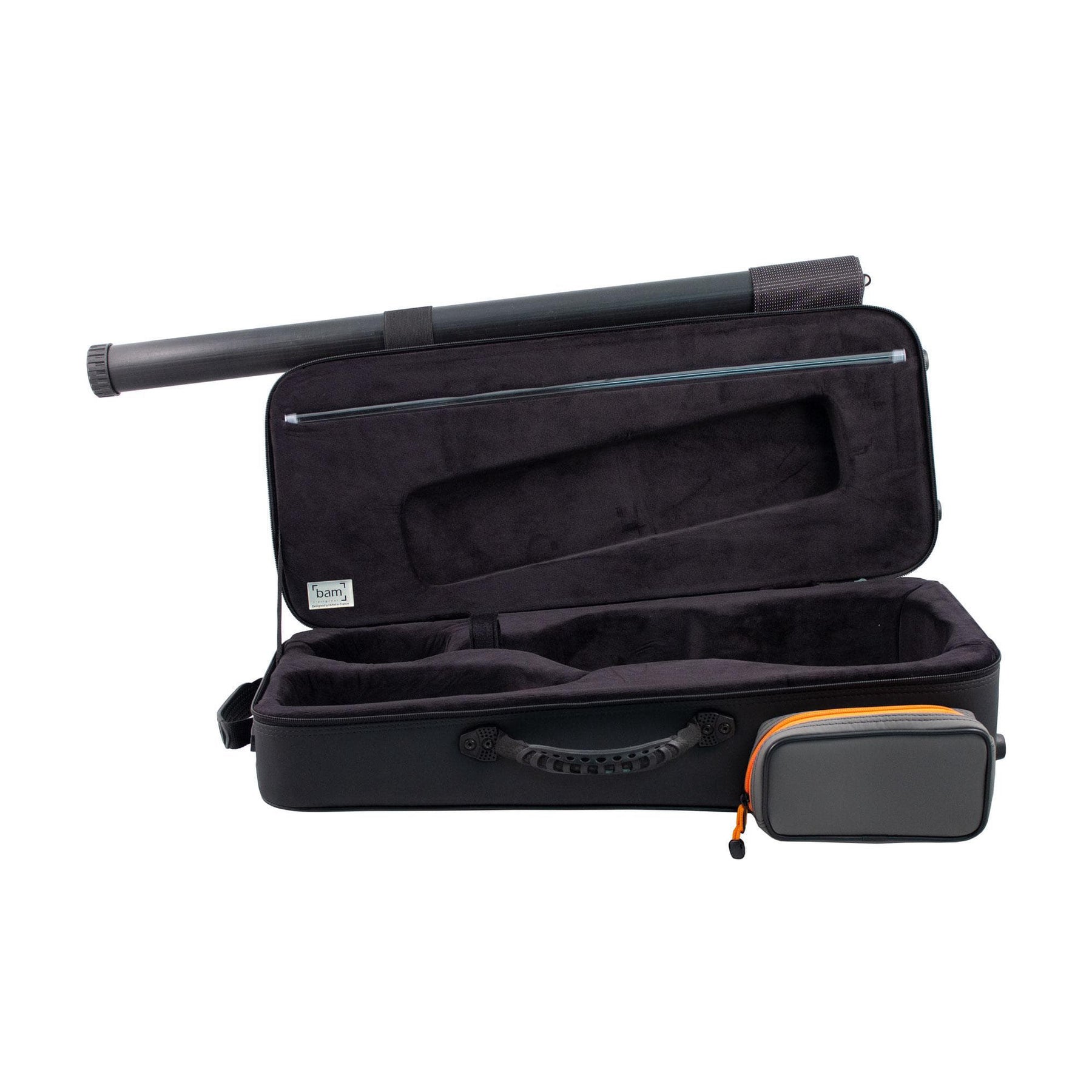 BAM Peak Performance Compact Violin Case with Bow Tube