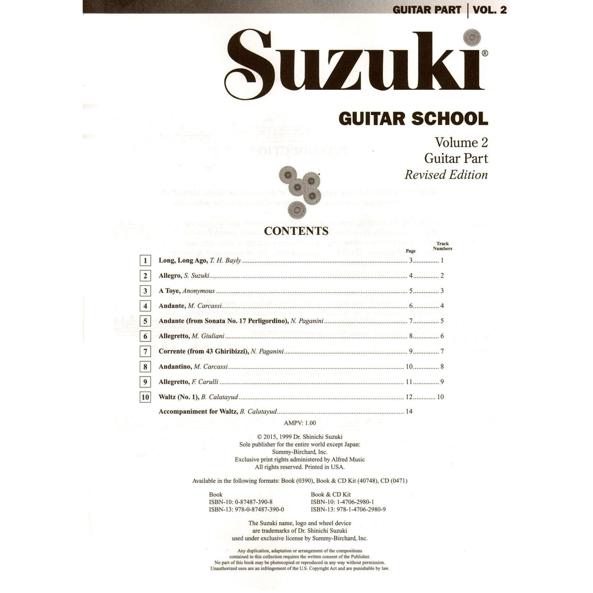 Suzuki Guitar School - Guitar Bk 2 w/ CD