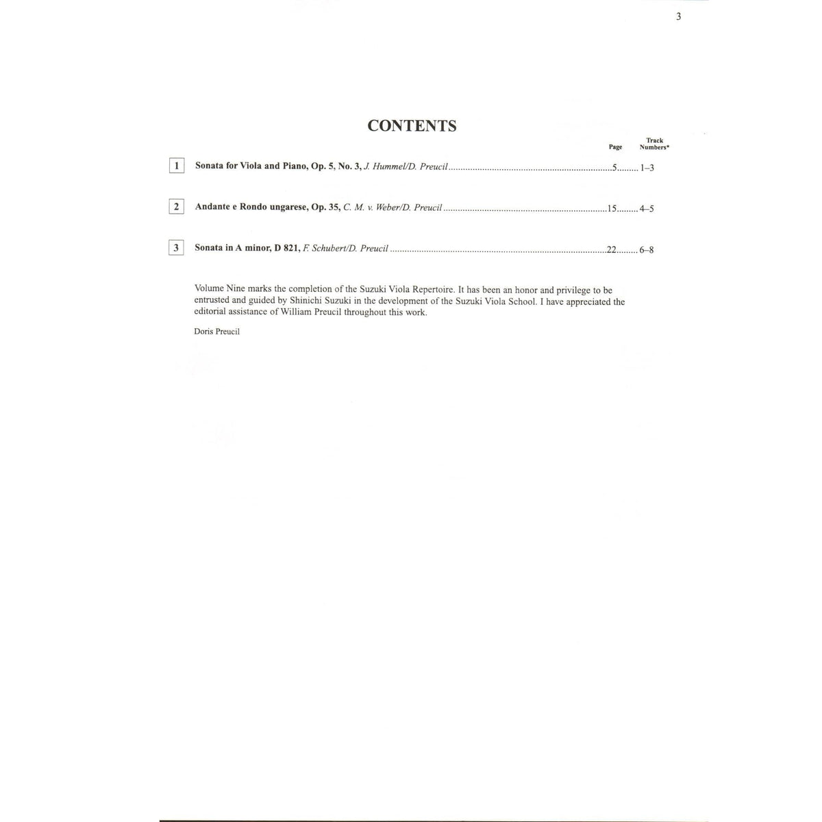 Suzuki Viola School Method Book and CD, Volume 9
