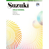 Suzuki Cello School Method Book and CD, Volume 3, Performed by Tsutsumi