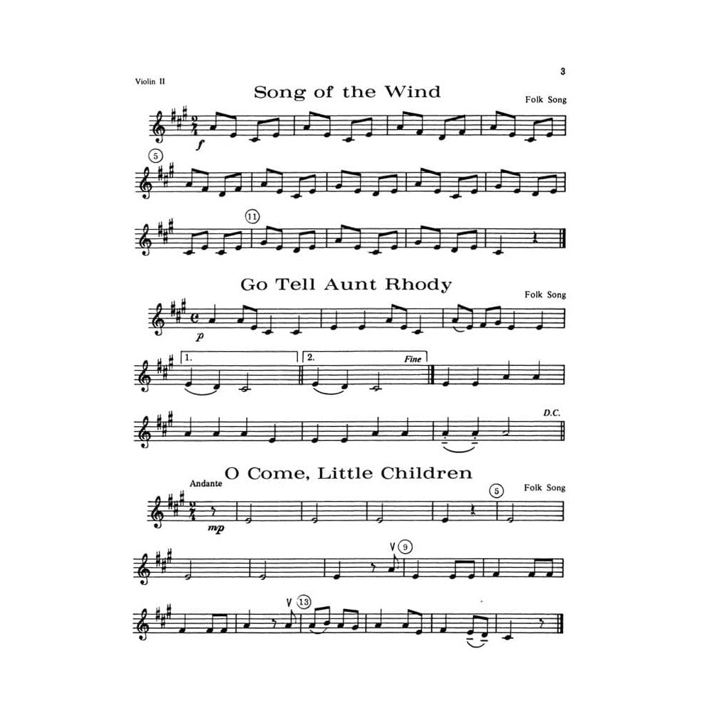String Orchestra Accompaniments to Solos from Suzuki Violin School, Volumes 1 and 2 - Violin 2