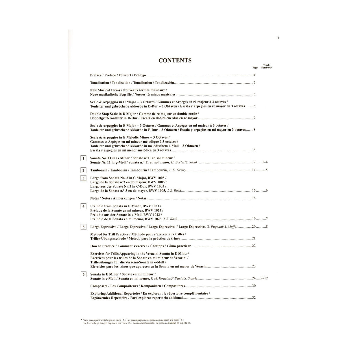 Suzuki Violin School, Volume 8