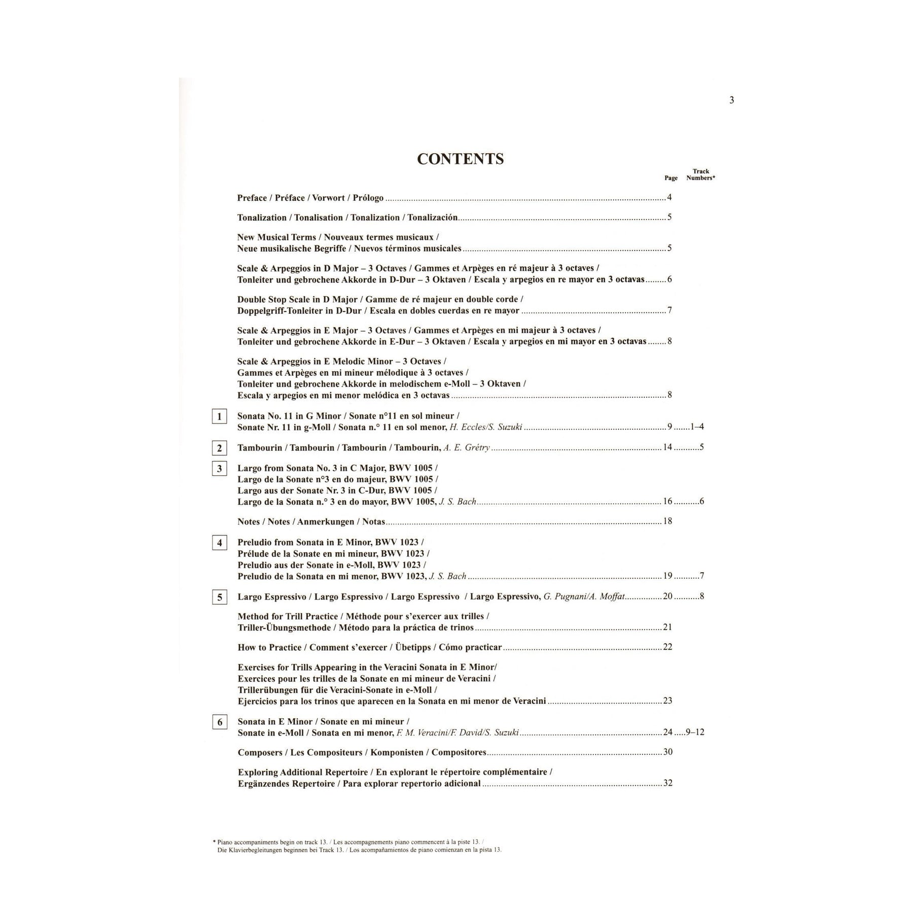 Suzuki Violin School Method Book and CD, Volume 8
