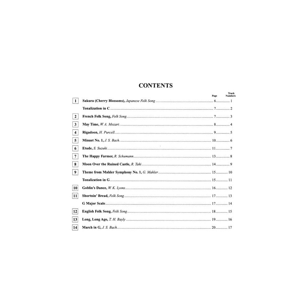 Suzuki Bass School Method Book and CD, Volume 2, Performed by Karr