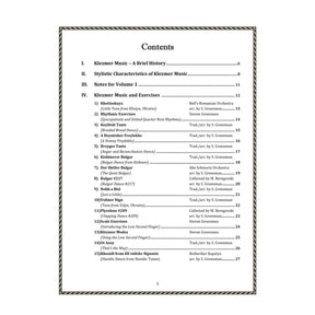 Greenman, Steven - Klezmer School for Strings Volume 1 - Violin Music