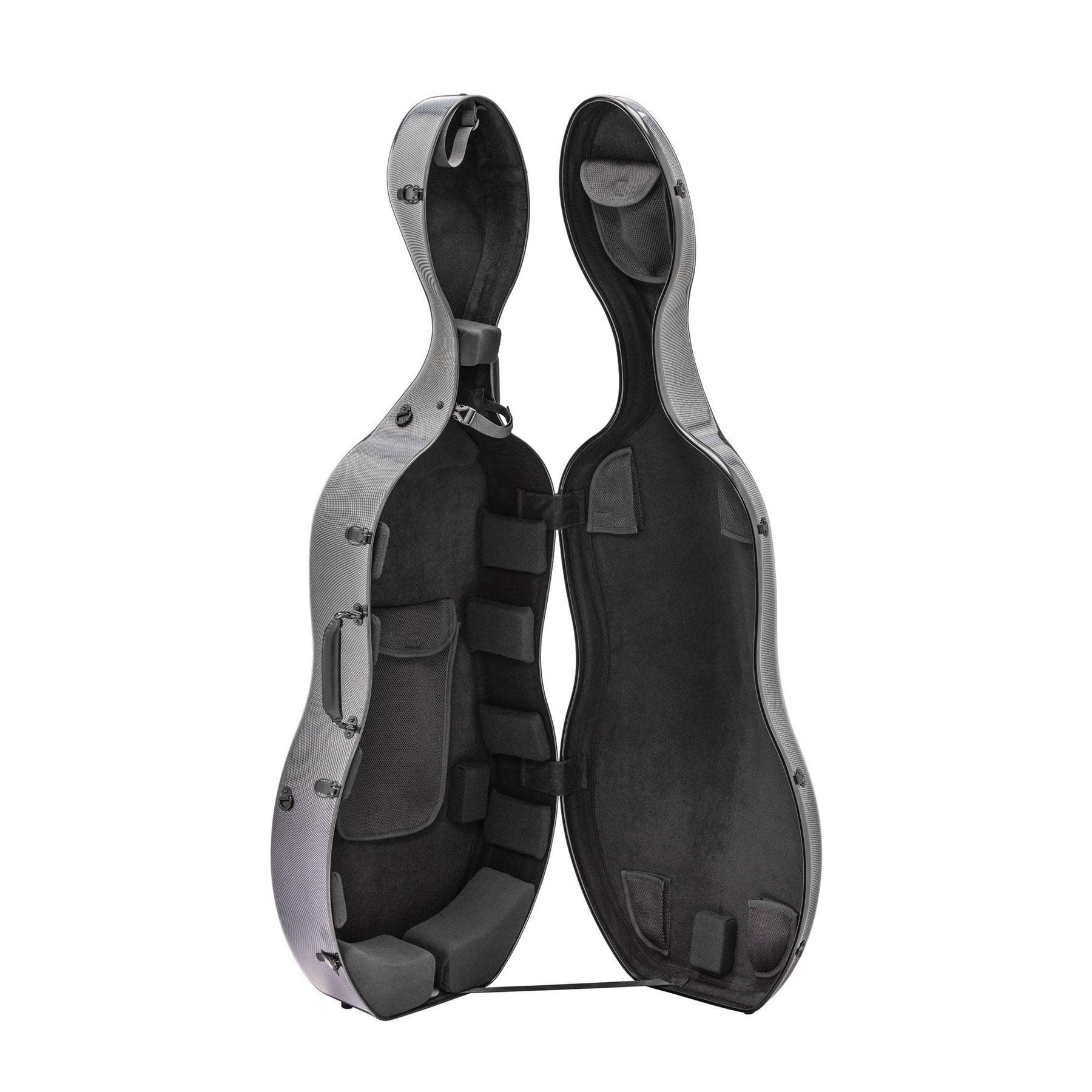 SL Montagnana Carbon Hybrid Cello Case Silver Grey