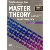 Master Theory Book 1: Teacher Answer Key By Charles Peters and Paul Yoder Published by Neil A Kjos Music Company