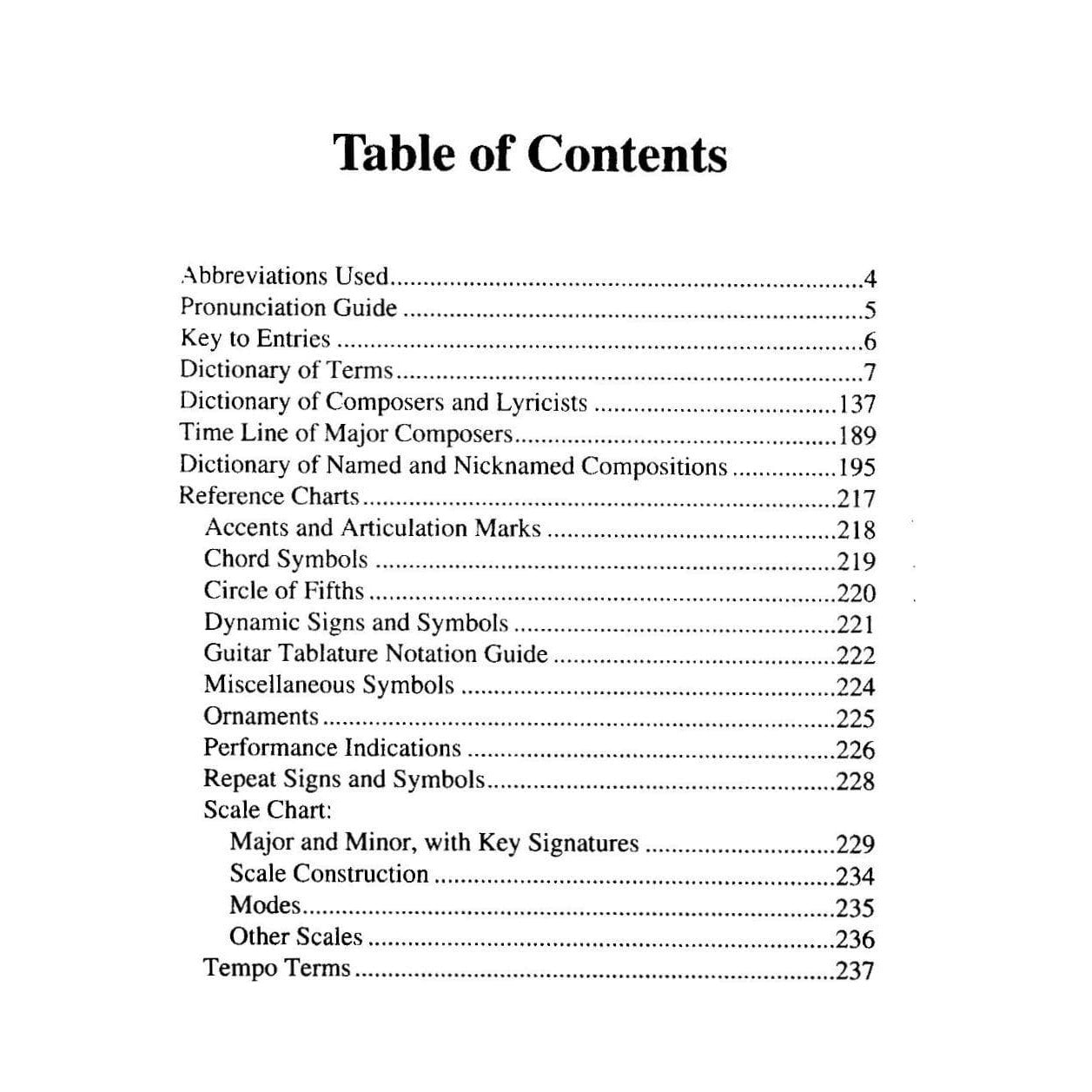 The Hal Leonard Pocket Music Dictionary