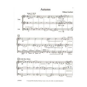 Gearhart, Livingston - Autumn for String Trio - Violin, Viola, and Cello - Ludwig Music Publishing
