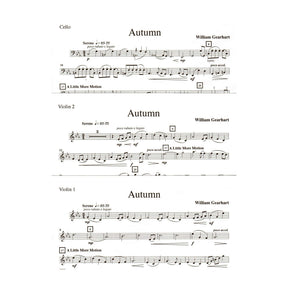 Gearhart, Livingston - Autumn for String Trio - Violin, Viola, and Cello - Ludwig Music Publishing