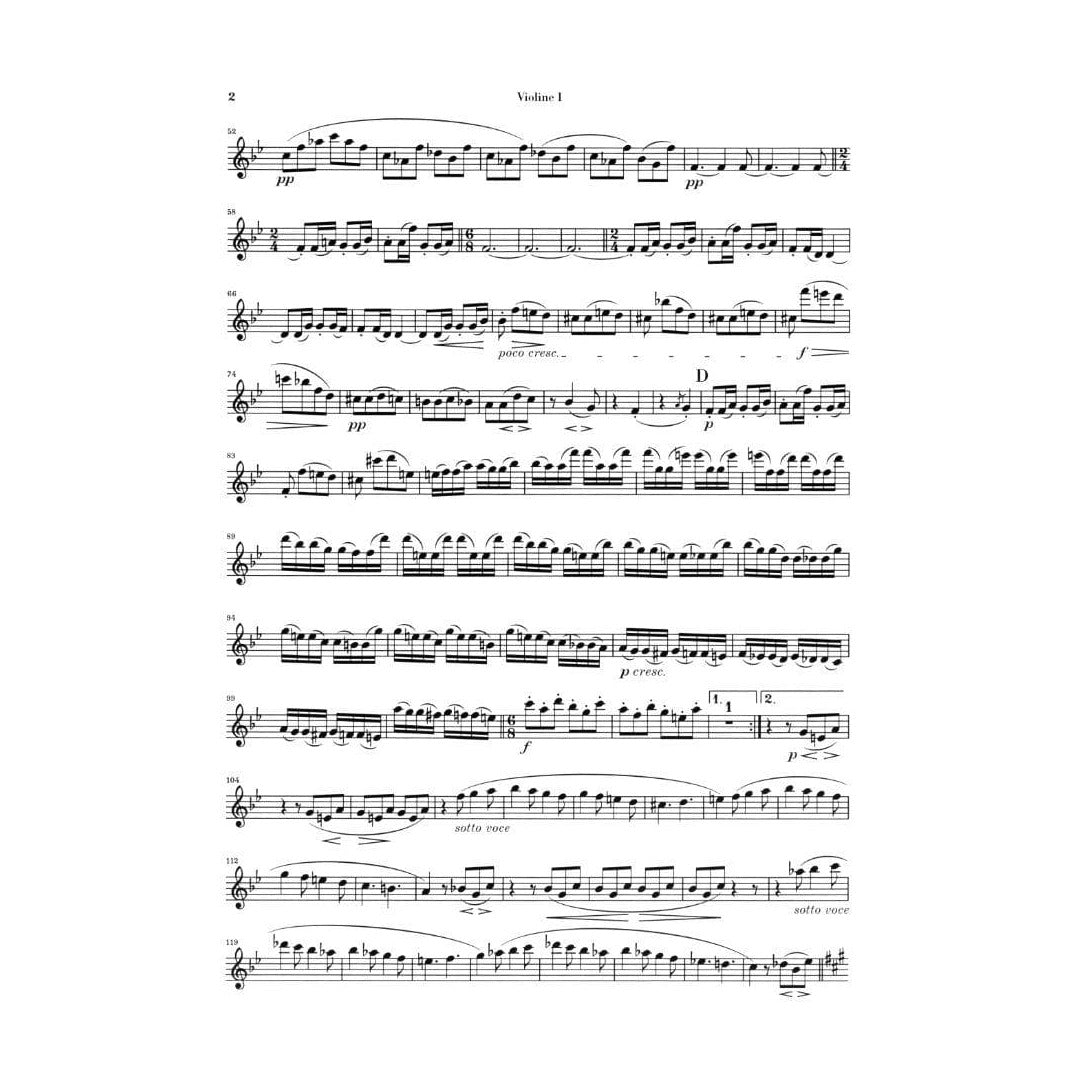 Brahms, Johannes - String Quartet in B flat Op 67 - Henle Verlag URTEXT Edition