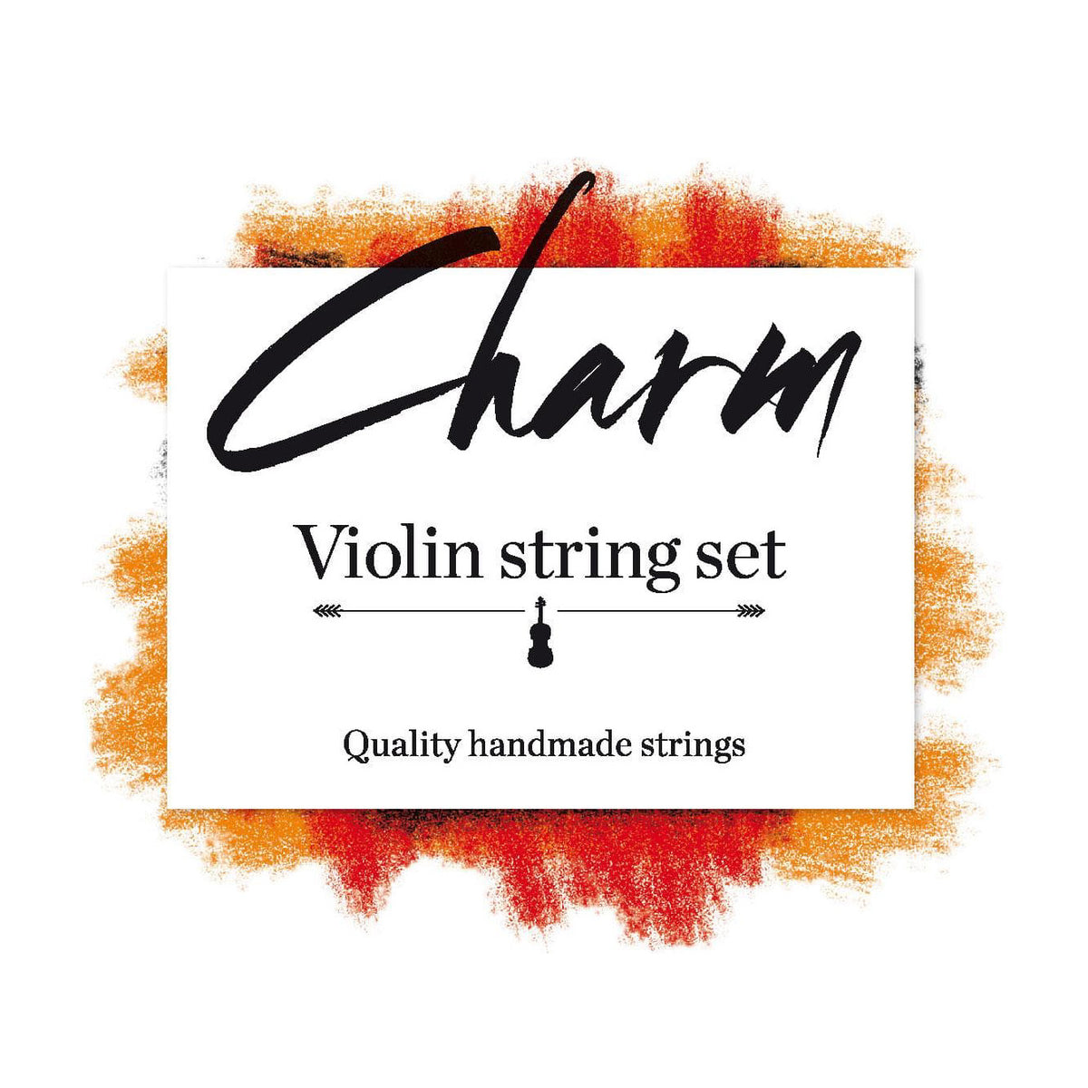Charm Violin String Set Ball End 4/4 Size Medium
