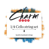 Charm Cello String Set 1/4 Size Medium