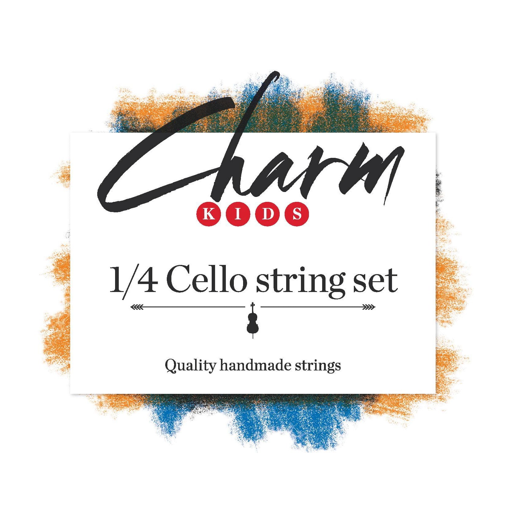 Charm Cello String Set 1/4 Size Medium