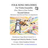 Yasuda, Martha - Folk Song Melodies For Violin Ensemble, 2nd Edition - Digital Download