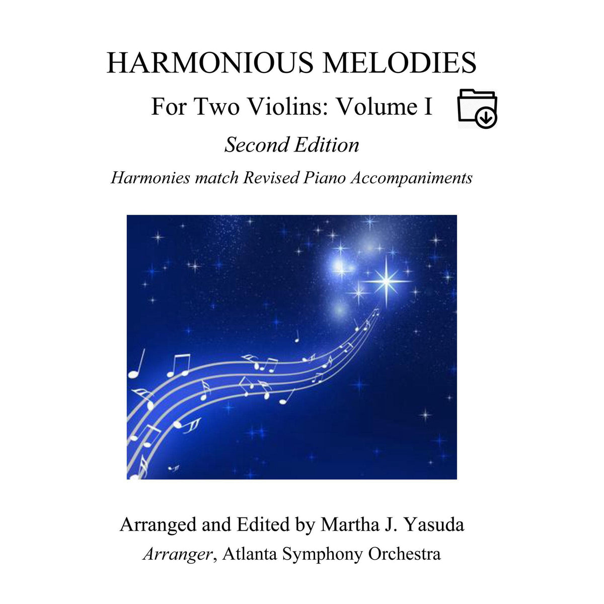 Yasuda, Martha - Harmonious Melodies For Two Violins, Volume I, 2nd Edition  - Digital Download