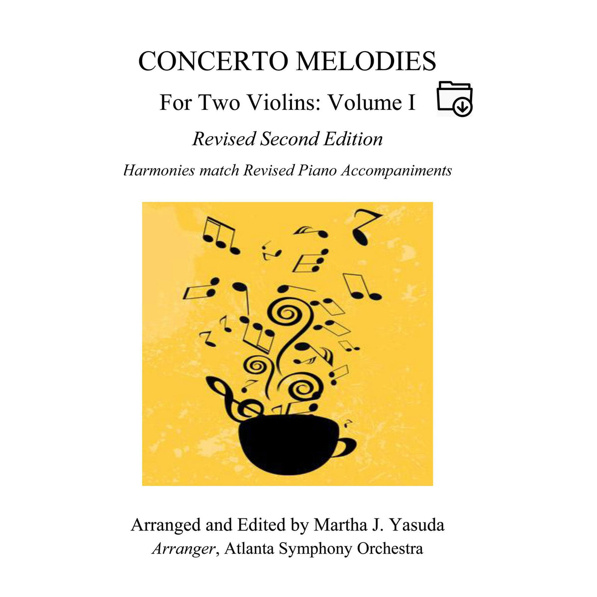Yasuda, Martha - Concerto Melodies For Two Violins, Volume I, 2nd Edition  - Digital Download