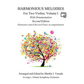 Yasuda - Harmonious Melodies For Violin, Volume I, 2nd Ed.  - Dig. Download