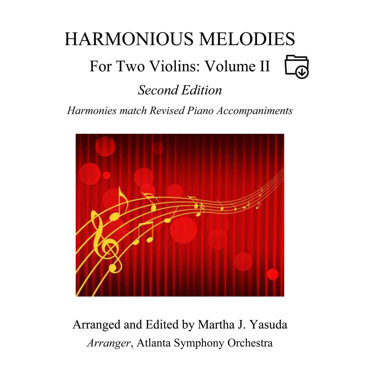 Yasuda, Martha - Harmonious Melodies For Two Violins, Volume II, 2nd Edition - Digital Download