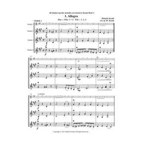 Yasuda - Contemporary & Classical Arr. for Violin Ensemble (with Accomp) - Dig. Download