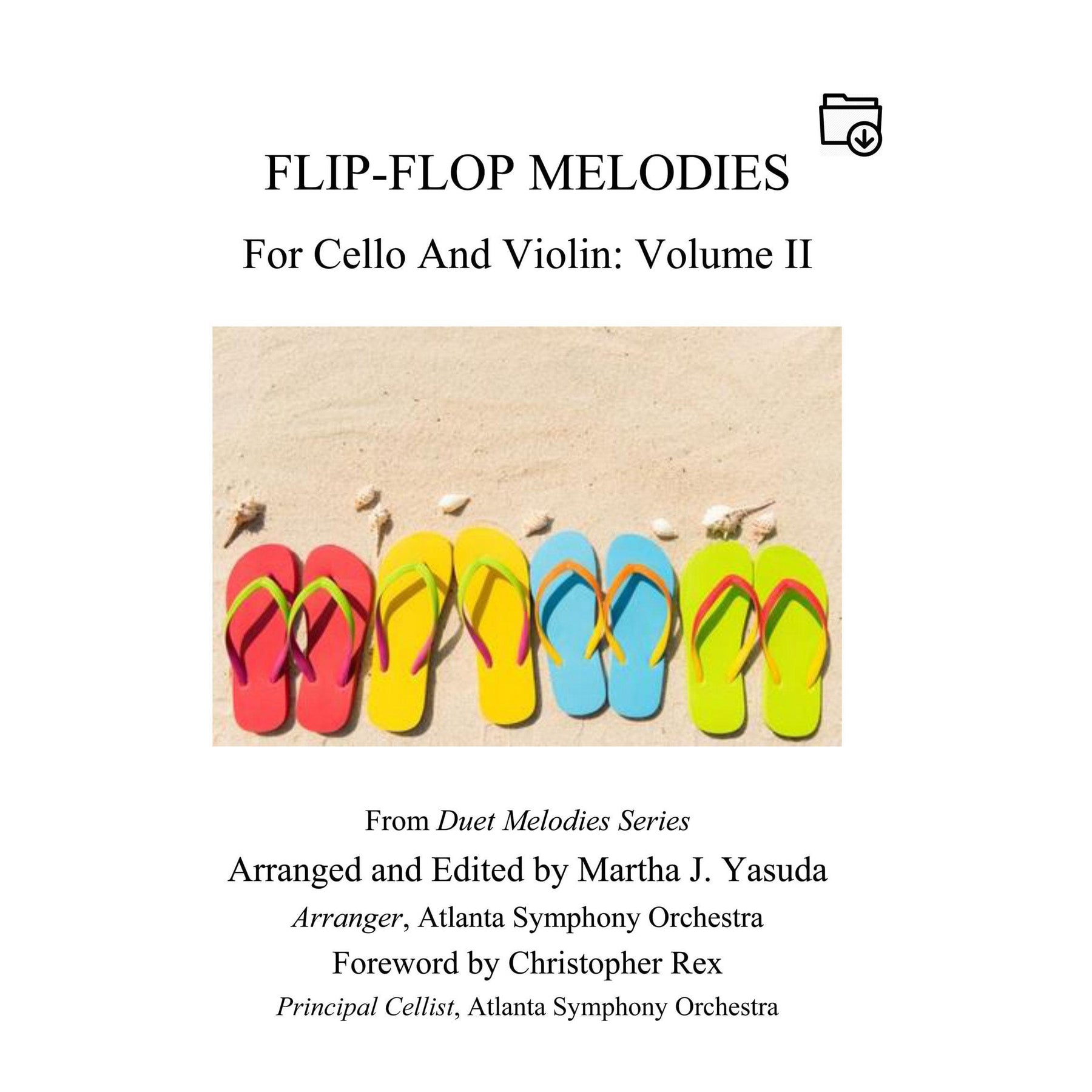 Yasuda, Martha - Flip-Flop Melodies For Cello and Violin, Volume II, 2nd Edition - Digital Download