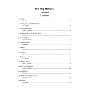 Yasuda, Martha - Flip-Flop Melodies For Cello and Violin, Volume II, 2nd Edition - Digital Download