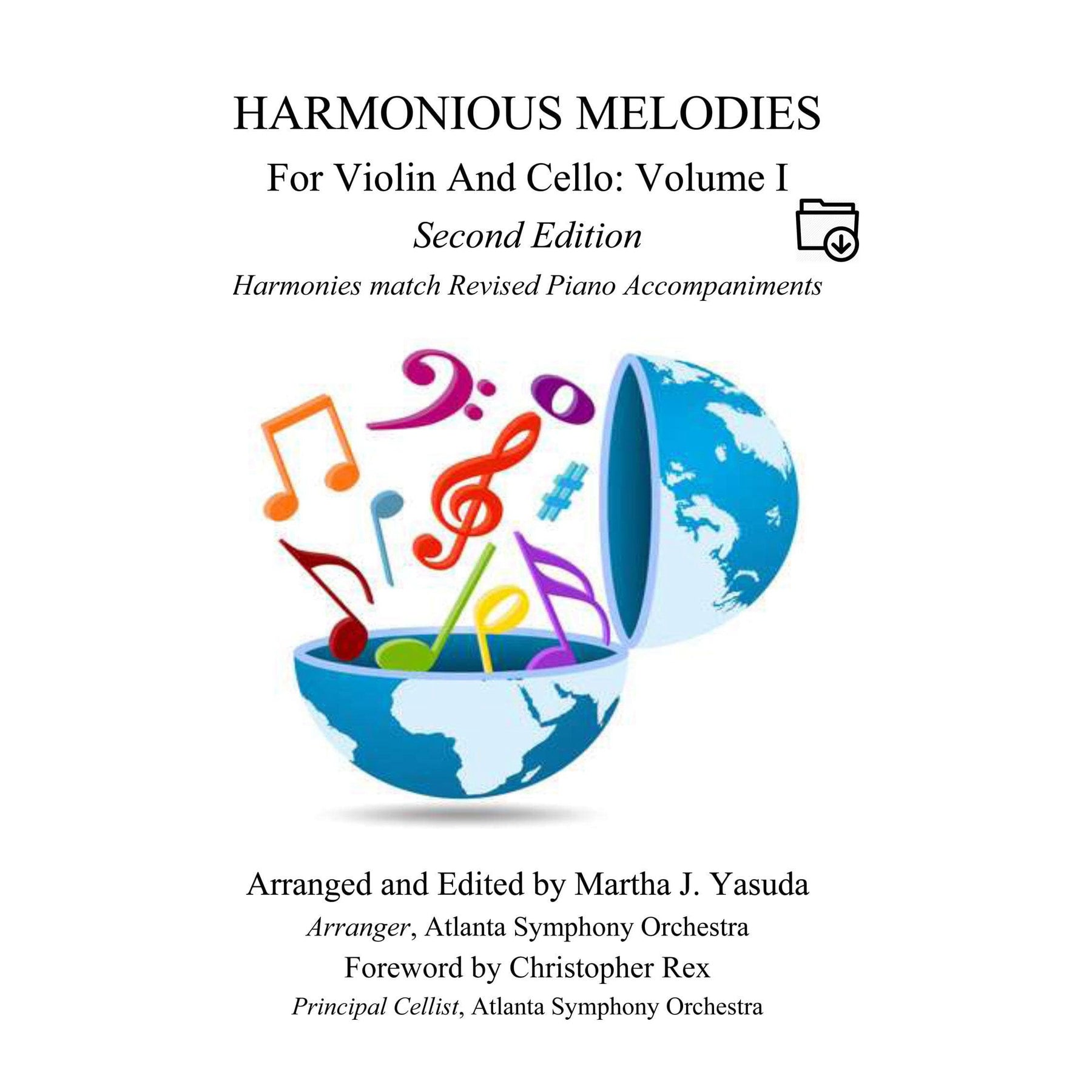 Yasuda, Martha - Harmonious Melodies For Violin and Cello, Volume I, 2nd Edition - Digital Download