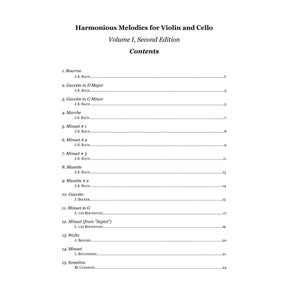 Yasuda, Martha - Harmonious Melodies For Violin and Cello, Volume I, 2nd Edition - Digital Download