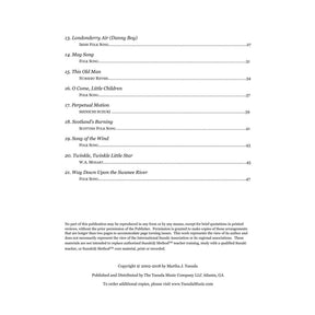 Yasuda, Martha - Folk Song Melodies For Violin And Viola - Digital Download