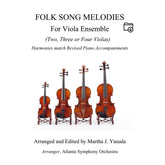 Yasuda, Martha - Folk Song Melodies For Viola Ensemble - Digital Download