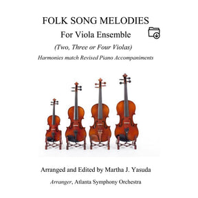 Yasuda, Martha - Folk Song Melodies For Viola Ensemble - Digital Download