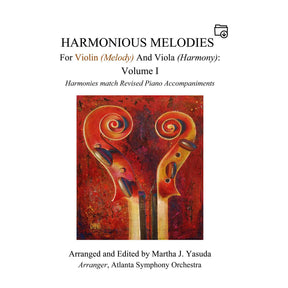 Yasuda, Martha - Harmonious Melodies For Violin and Viola, Volume I - Digital Download