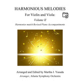 Yasuda, Martha - Harmonious Melodies For Violin and Viola, Volume II - Digital Download