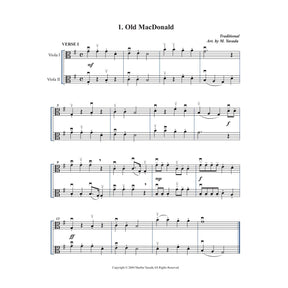 Yasuda, Martha - American Melodies: Double Stop Solos and Duets For Viola, Volume I - Digital Download