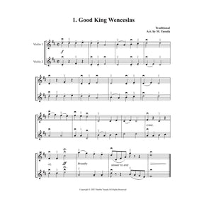 Yasuda - Christmas Melodies: Double Stop Solos & Duets For Violin, Volume I - Dig. DL