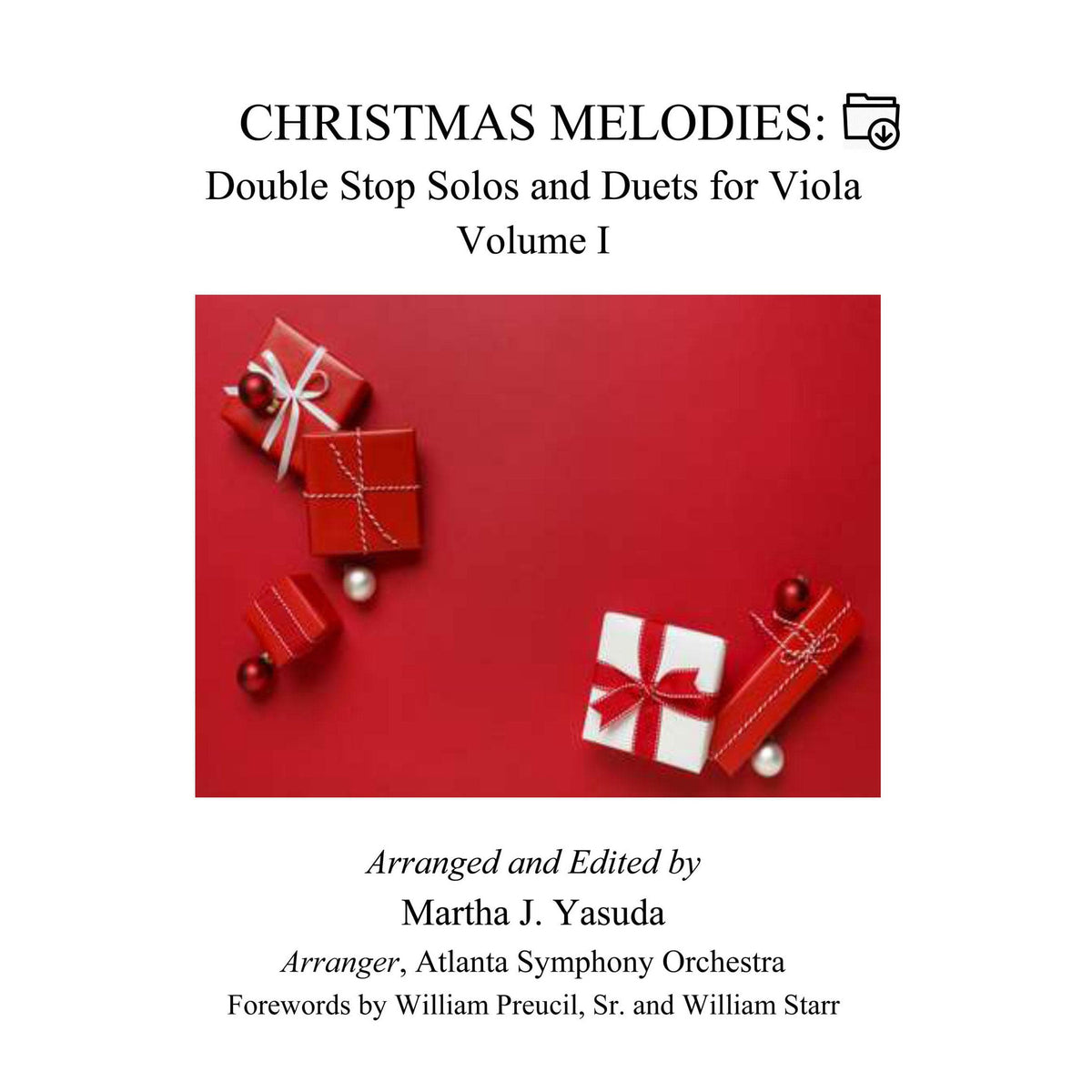 Yasuda, Martha - Christmas Melodies: Double Stop Solos and Duets For Viola, Volume I - Digital Download
