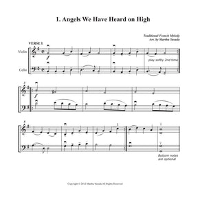 Yasuda, Martha - Christmas Melodies For Cello and Violin: Duets to the 3rd power - Digital Download