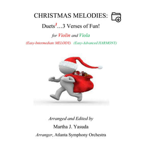 Yasuda, Martha - Christmas Melodies For Violin and Viola: Duets to the 3rd power - Digital Download