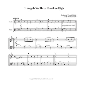 Yasuda, Martha - Christmas Melodies For Violin and Viola: Duets to the 3rd power - Digital Download